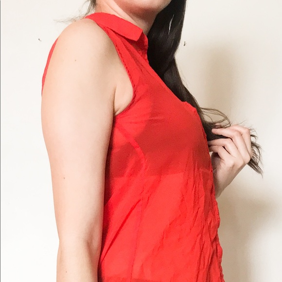 H&M Sheer Sleeveless Blouse - Picture 2 of 5
